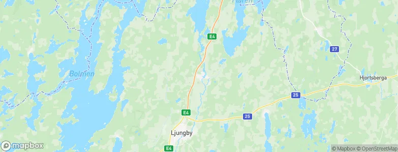 Lagan, Sweden Map