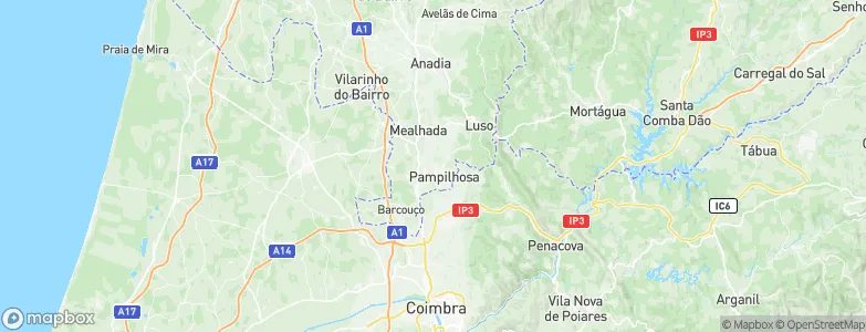 Lagarteira, Portugal Map