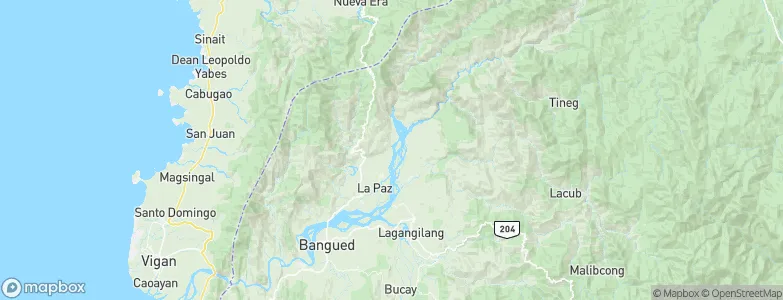 Lagayan, Philippines Map