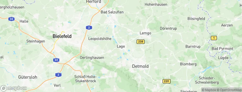 Lage, Germany Map