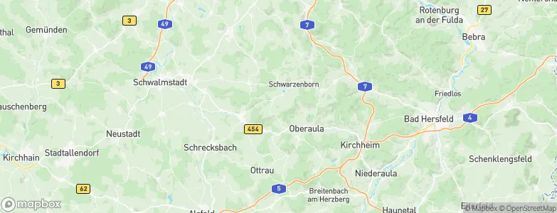 Lager Schwarzenborn, Germany Map