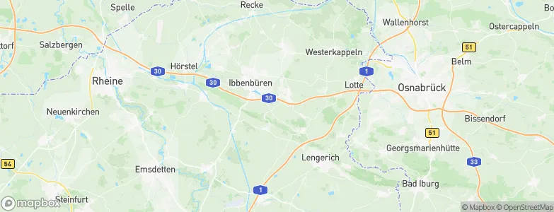 Laggenbeck, Germany Map