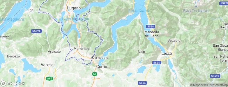 Laglio, Italy Map
