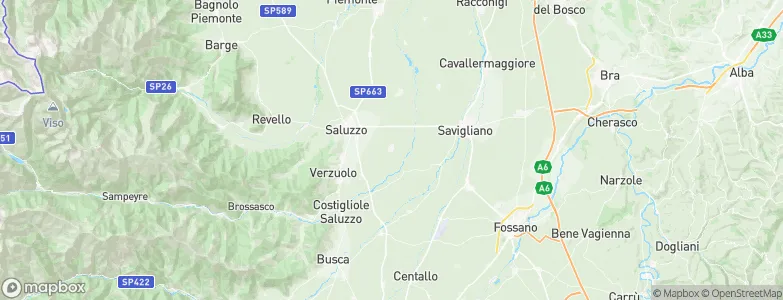 Lagnasco, Italy Map
