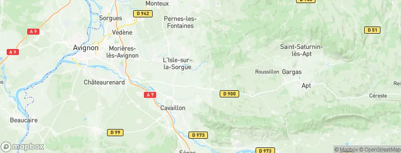 Lagnes, France Map