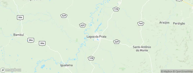 Lagoa da Prata, Brazil Map