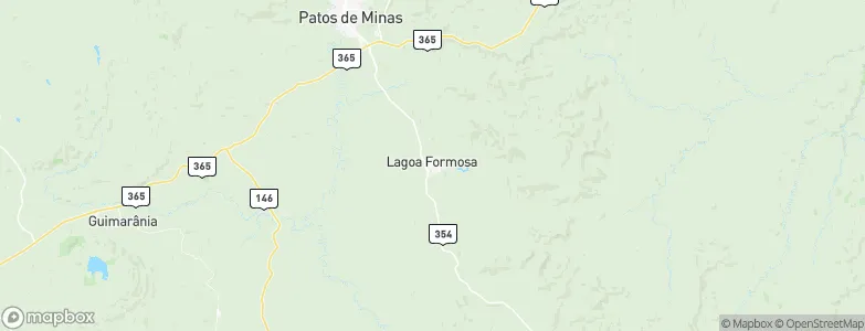 Lagoa Formosa, Brazil Map