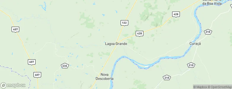 Lagoa Grande, Brazil Map