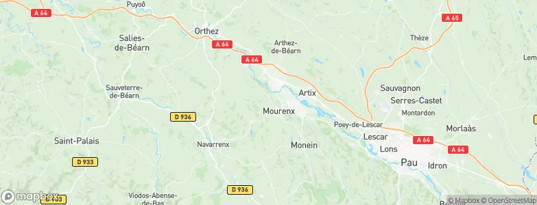 Lagor, France Map