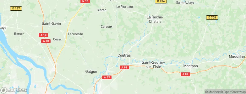 Lagorce, France Map