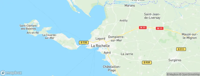 Lagord, France Map