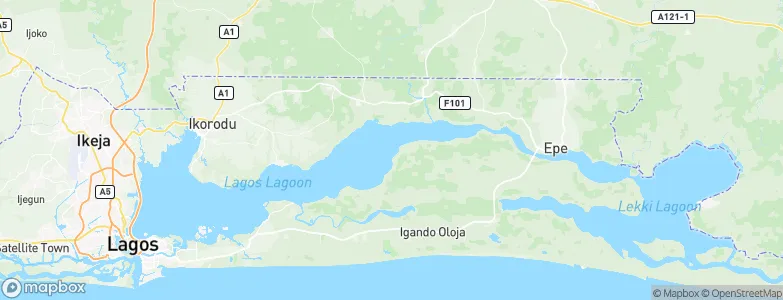 Lagos, Nigeria Map