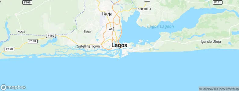 Lagos, Nigeria Map