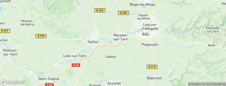 Lagrave, France Map