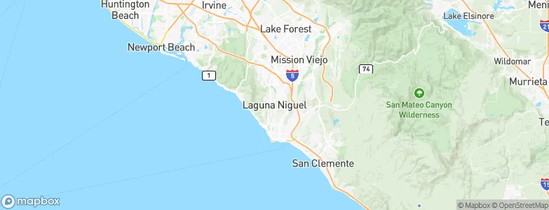 Laguna Niguel, United States Map