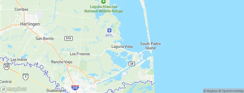 Laguna Vista, United States Map
