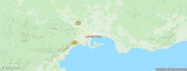 Lahad Datu, Malaysia Map