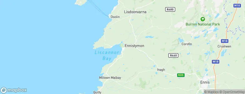 Lahinch, Ireland Map