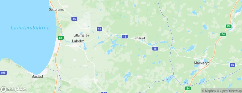 Laholm Municipality, Sweden Map
