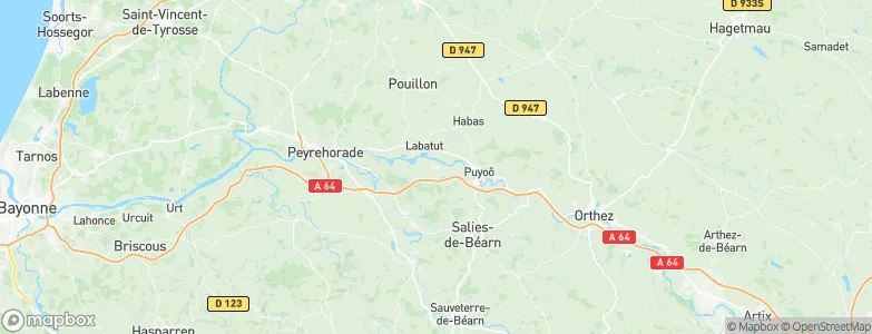 Lahontan, France Map