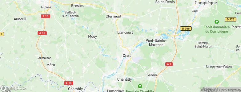 Laigneville, France Map