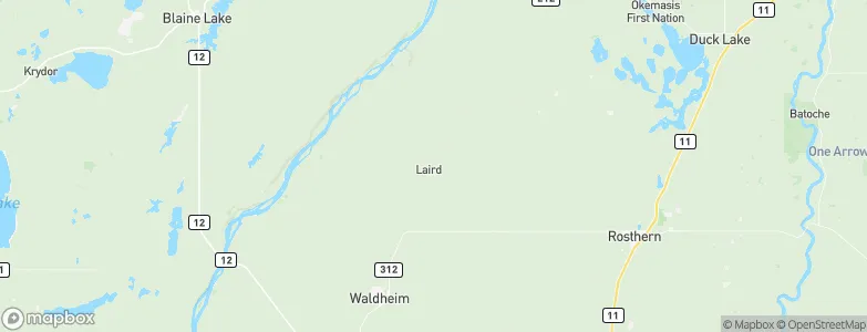 Laird, Canada Map