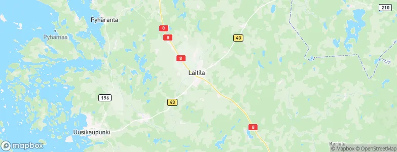 Laitila, Finland Map