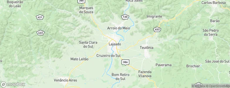 Lajeado, Brazil Map