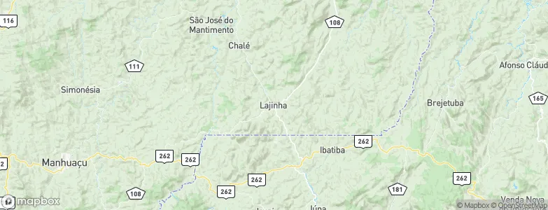 Lajinha, Brazil Map