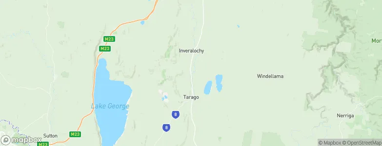 Lake Bathurst, Australia Map