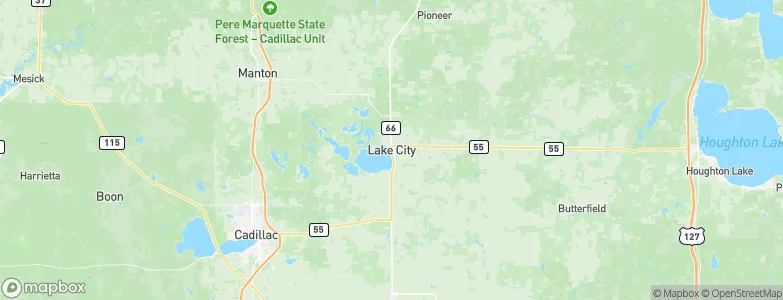 Lake City, United States Map