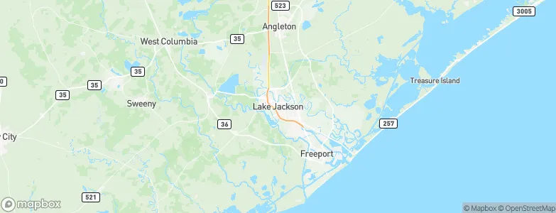 Lake Jackson, United States Map