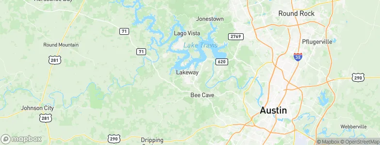 Lakeway, United States Map