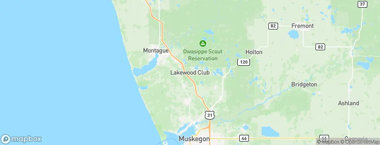 Lakewood Club, United States Map