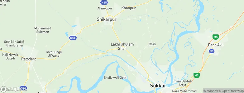 Lakhi, Pakistan Map