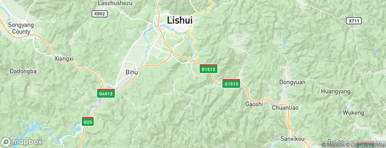 Lakou, China Map