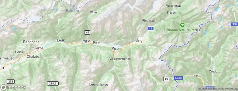 Lalden, Switzerland Map