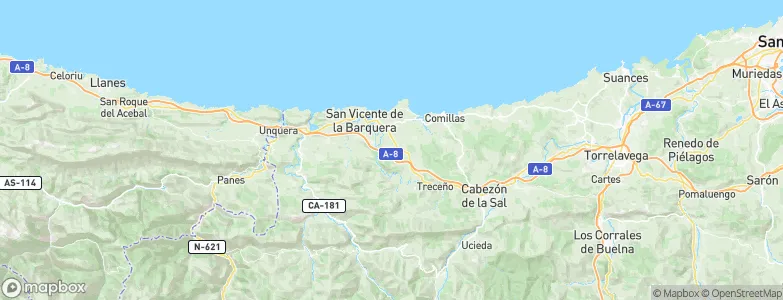 Lamadrid, Spain Map