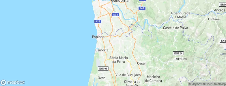 Lamas, Portugal Map