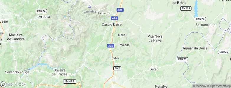 Lamas, Portugal Map