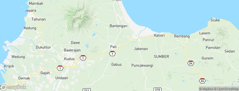 Lambangan, Indonesia Map