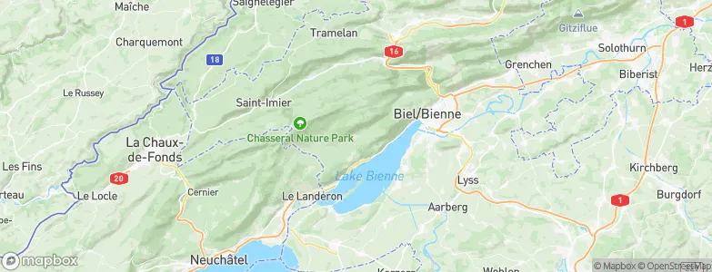 Lamboing, Switzerland Map