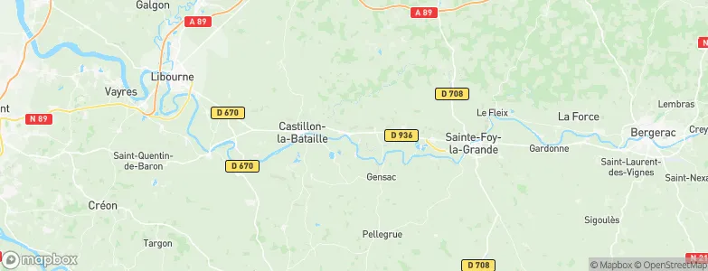 Lamothe-Montravel, France Map
