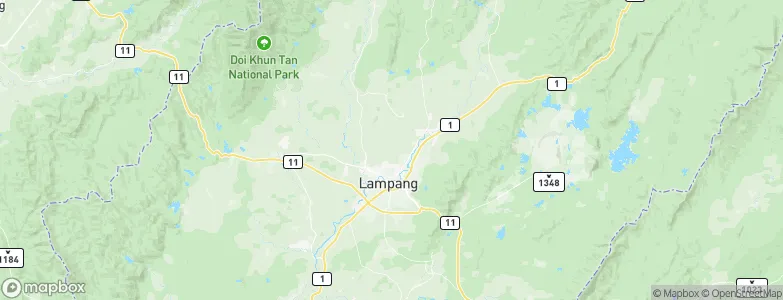 Lampang, Thailand Map
