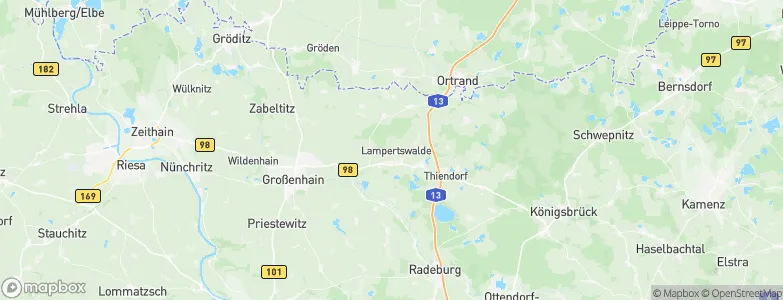 Lampertswalde, Germany Map