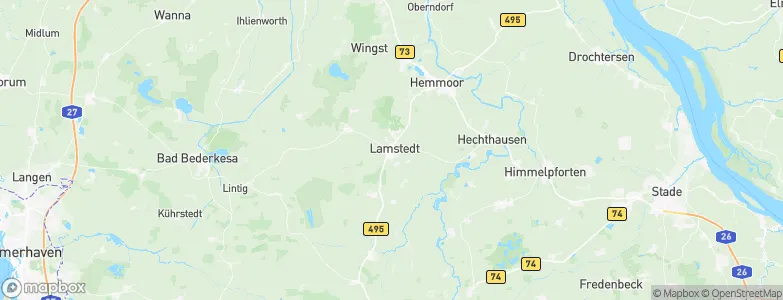 Lamstedt, Germany Map