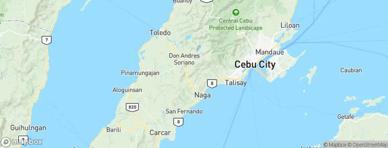Lanas, Philippines Map