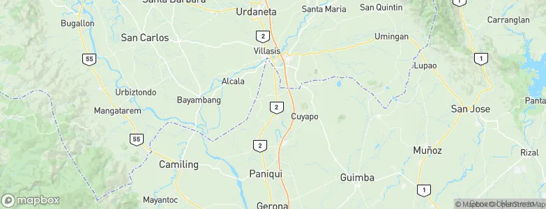 Lanat, Philippines Map