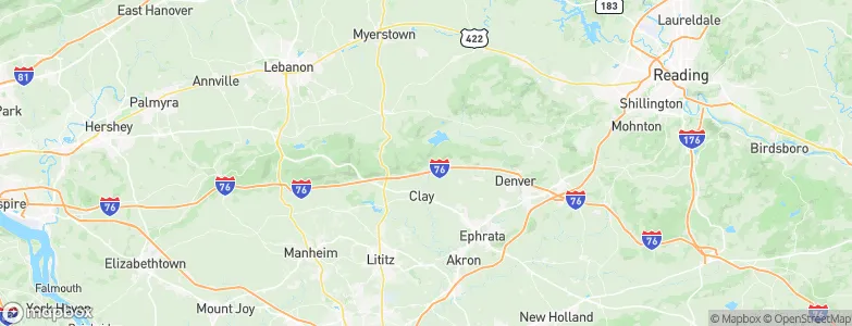 Lancaster, United States Map