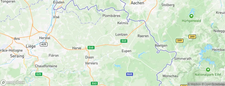 Lanceaumont, Belgium Map